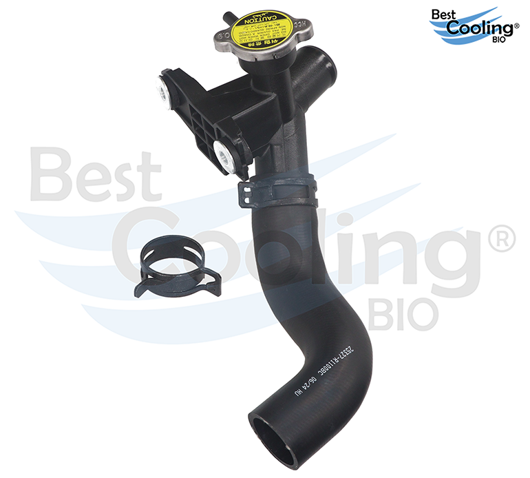 BRIDA TOMA DE AGUA HB20 1.6 2023-2024 CON MANGUERA, TAPON Y ABRAZADERA